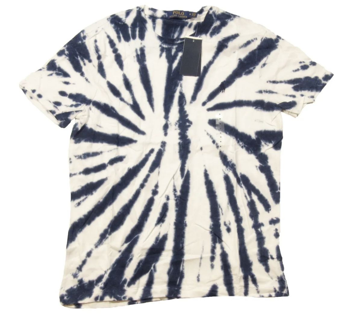 NEW POLO RALPH LAUREN MEN'S SPIRAL TYE-DYE T SHIRT SIZE XXL