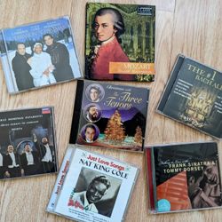 Three Tenors, Sinatra, Nat King Cole bundle 