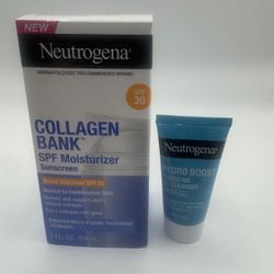 Neutrogena Collagen Bank Moisturizer Sunscreen SPF 30 2fl.oz.59ml New In Box