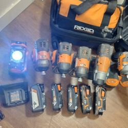 Ridgid. Milwaukee. DeWalt. Makita Power Tools 