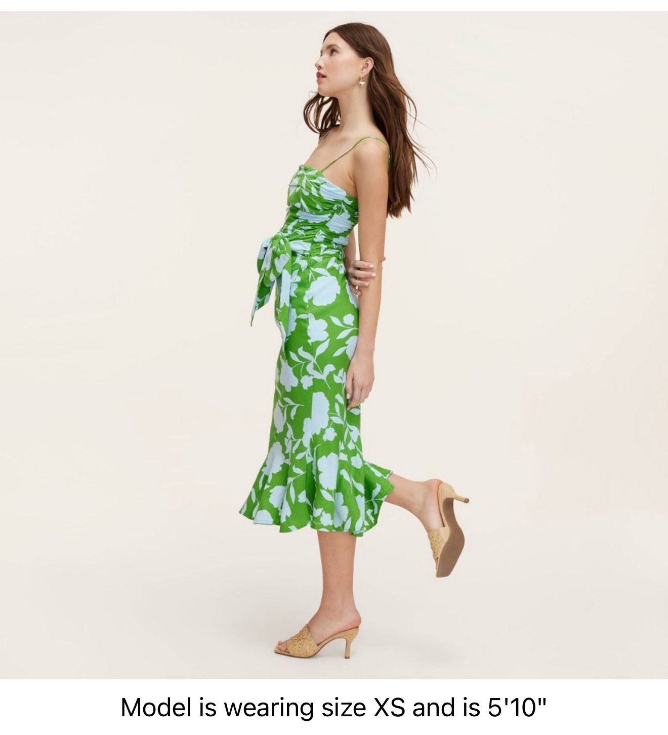 KATE SPADE Collab With Target Women’s Classic Rose Linen Outfit Size M Top  S Skirt