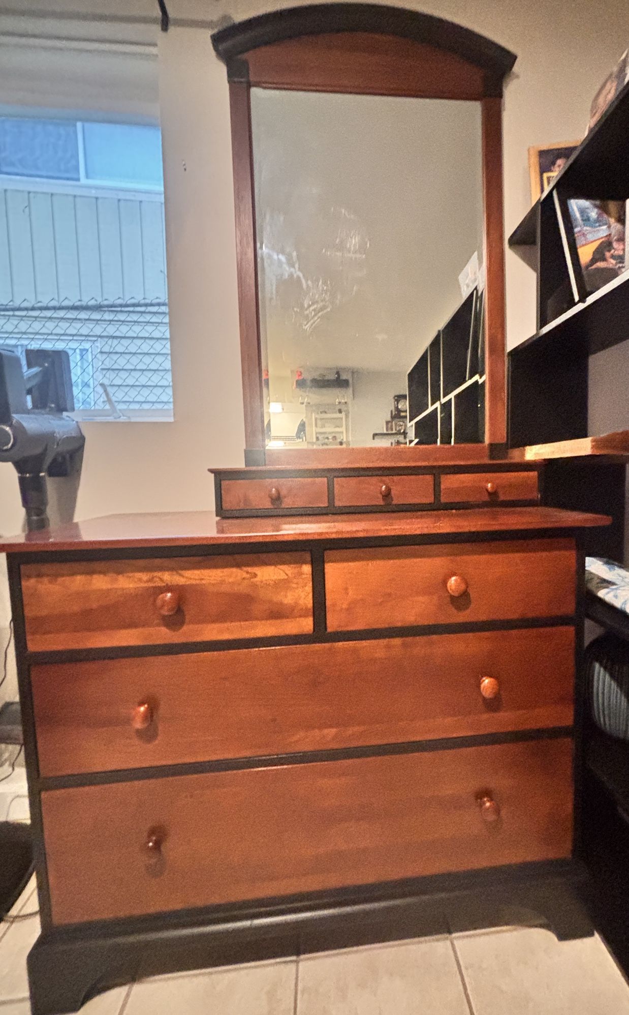 Ethan Allen Wooden Dresser with Mirror – $375 (Seattle)