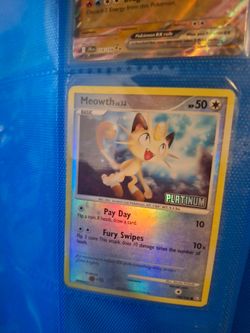 Meowth LV13 burger king promo reverse HOLO N. M. 106/146
