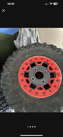 4 Big Horn Can Am Stock Tires. Used 1 Season