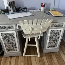 Antique Desk -  Wood  43inx22in