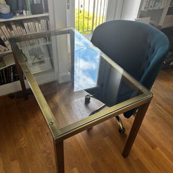 Glass table And Chair 