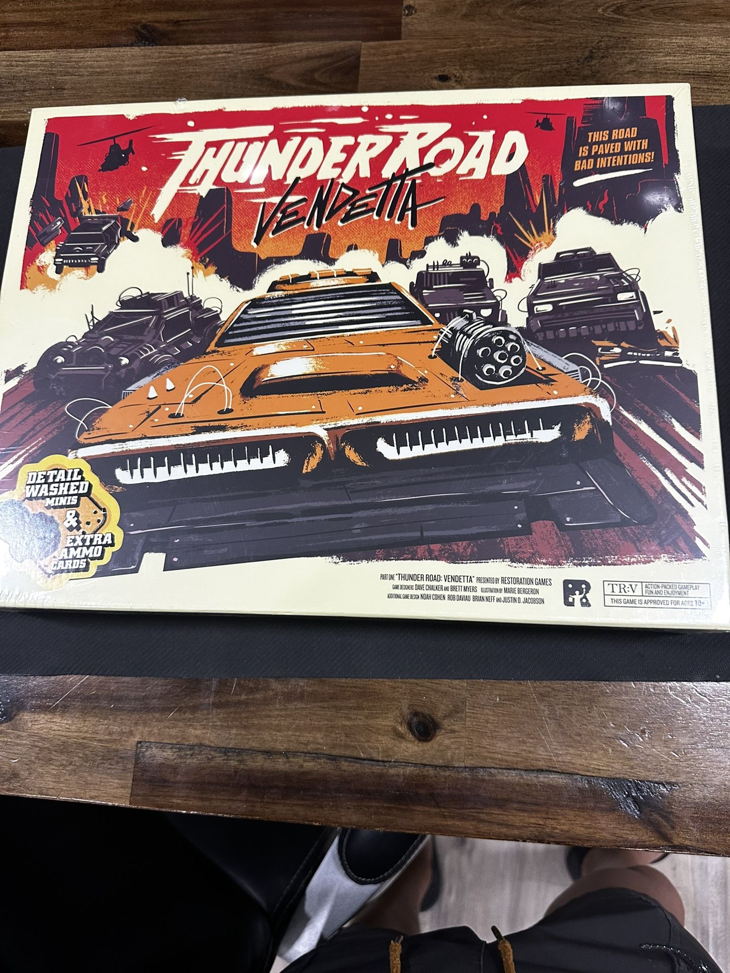 Restoration Games Thunder Road Vendetta Deluxe Edition Board Game 2-4 Players 
