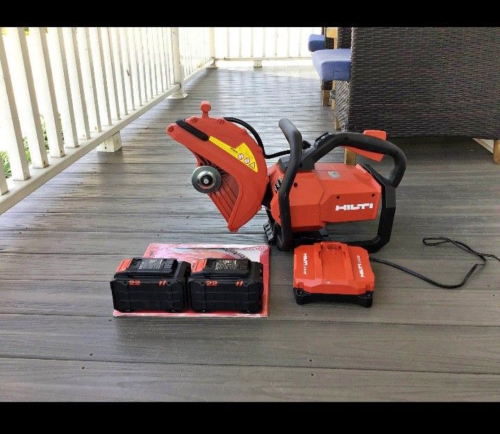 Hilti cordless brushless NURON 12” concrete saw kit
