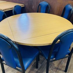 adjustable shape 6-person table