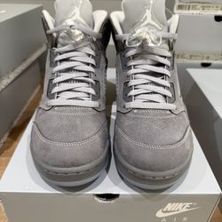Nike Air Jordan 5 Wolf Grey Size 9