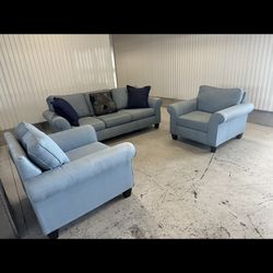 Comfy nice blue sofa set🔥🔥🔥🔥