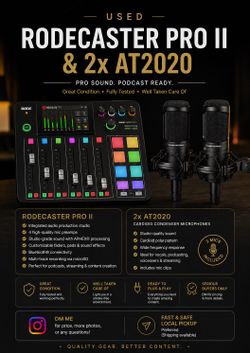 Rodecaster Pro 2 Bundle