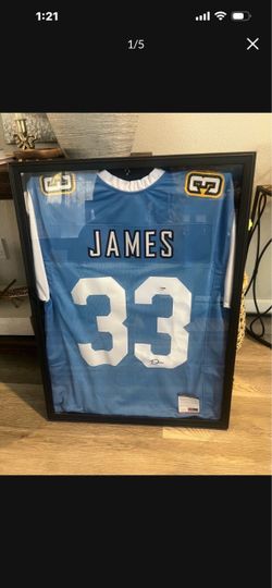 Derwin James Framed Signed Jersey