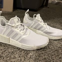 Adidas Womens NMD R1 White Sneakers