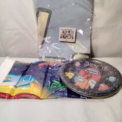 Happy Birthday Among Us Plates Tablecloth Banner 150x100x400 Huge