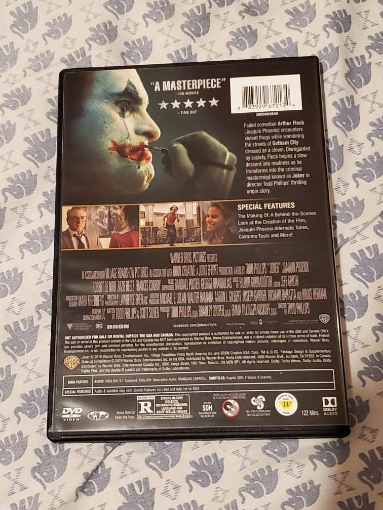 Joker DVD with Bonus Disc