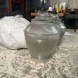 Vintage King Luminaire Glass Globes Only. From Street Lamps
