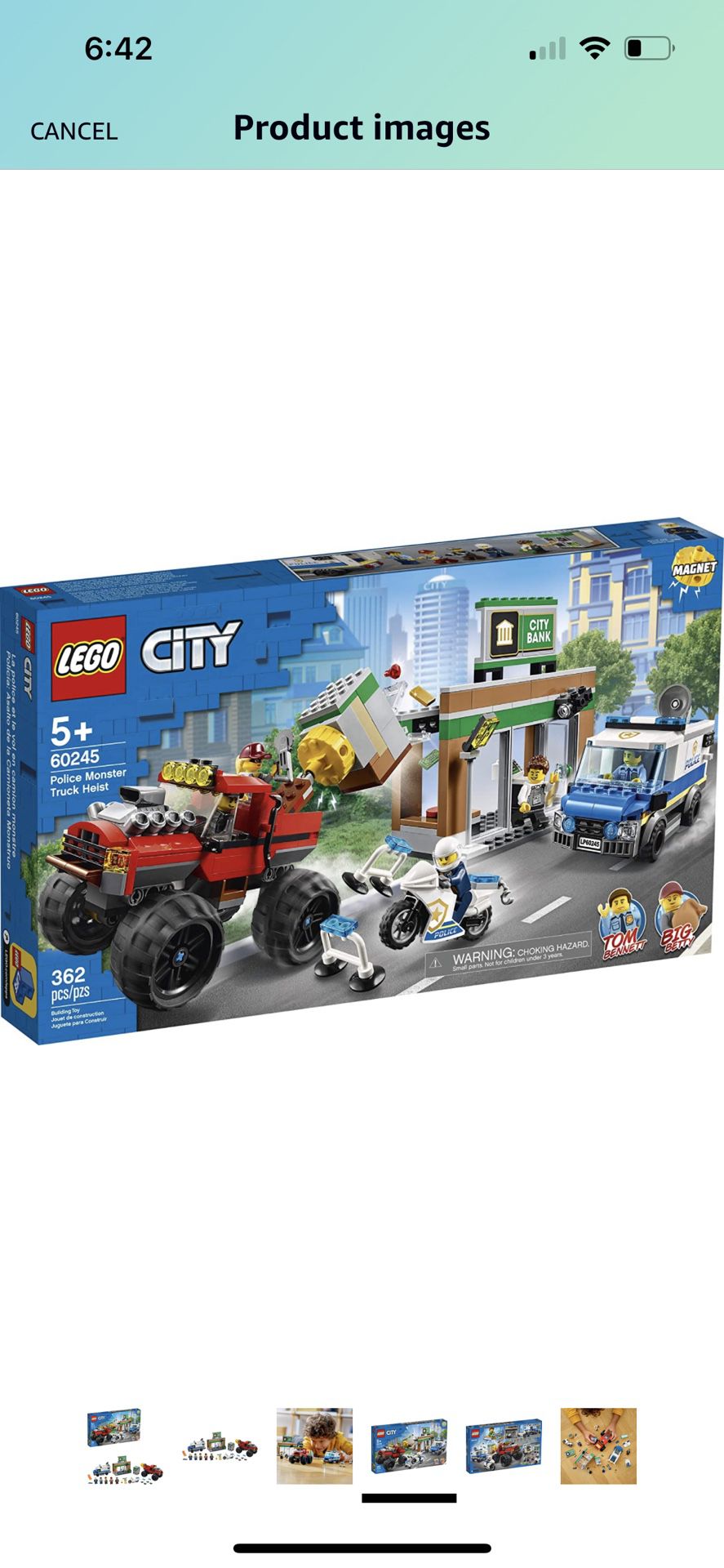 Lego - Police Monster Truck Heist  60245