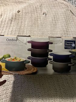 Mikasa Ombre 6-Piece Stoneware Soup Bowls