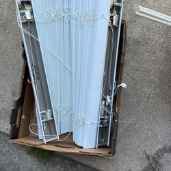 2” White Faux Wood Blinds 