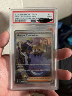 Pokémon cards PSA 9 Morty’s Conviction