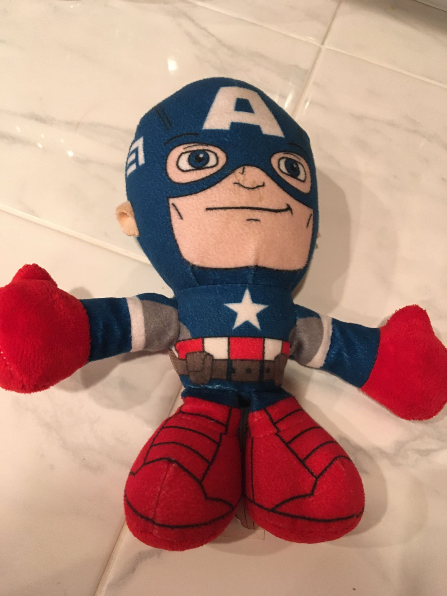 8” Captain America stuffed animal $4