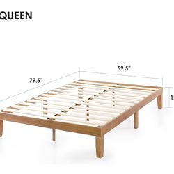 Pine Queen Bedframe