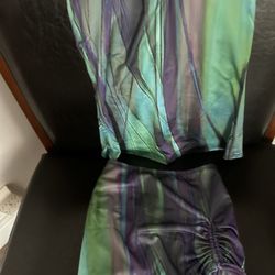 Panrila Brand Tankini & Skirt Bathing Swim Suit 2 Pc Set  NWT