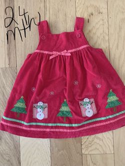Christmas dress size 24 mth