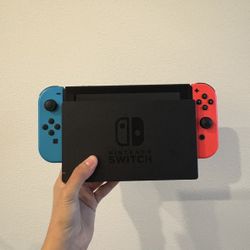 Nintendo Switch with Case and stand 