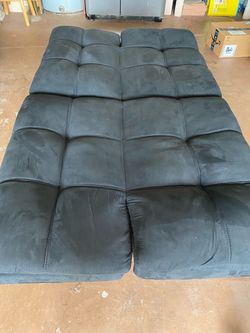 Black Tufted Futon Mattress