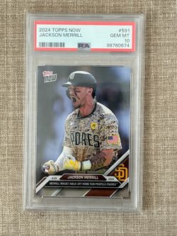Jackson Merrill rookie card PSA 10