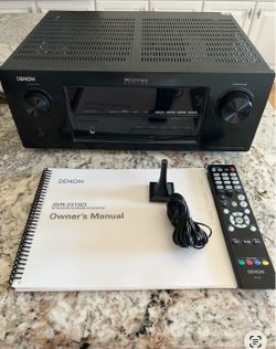 Denon receiver AVR-2313CI w/base speaker