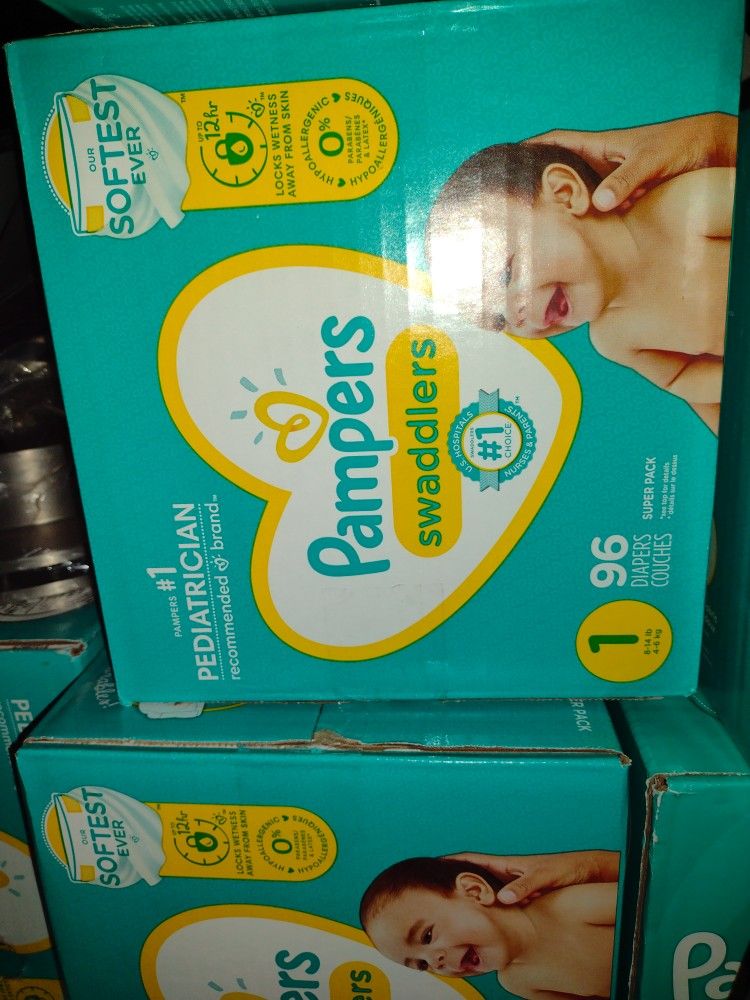 Pampers Swaddlers Size 1 96 Count 