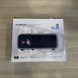 TruLite TL21 8K Projector -New- Smart Projector w/ Titan TNS-72 Projector Screen