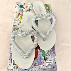 Melissa Thong Sandals Big Heart