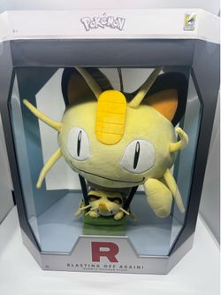 SDCC 2026 JAZWARES MEOWTH HOT AIR BALLOON PLUSH POKEMON CON EXCLUSIVE