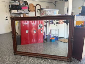 Large Ornate Victorian Style Wall Mirror 42” x 62
