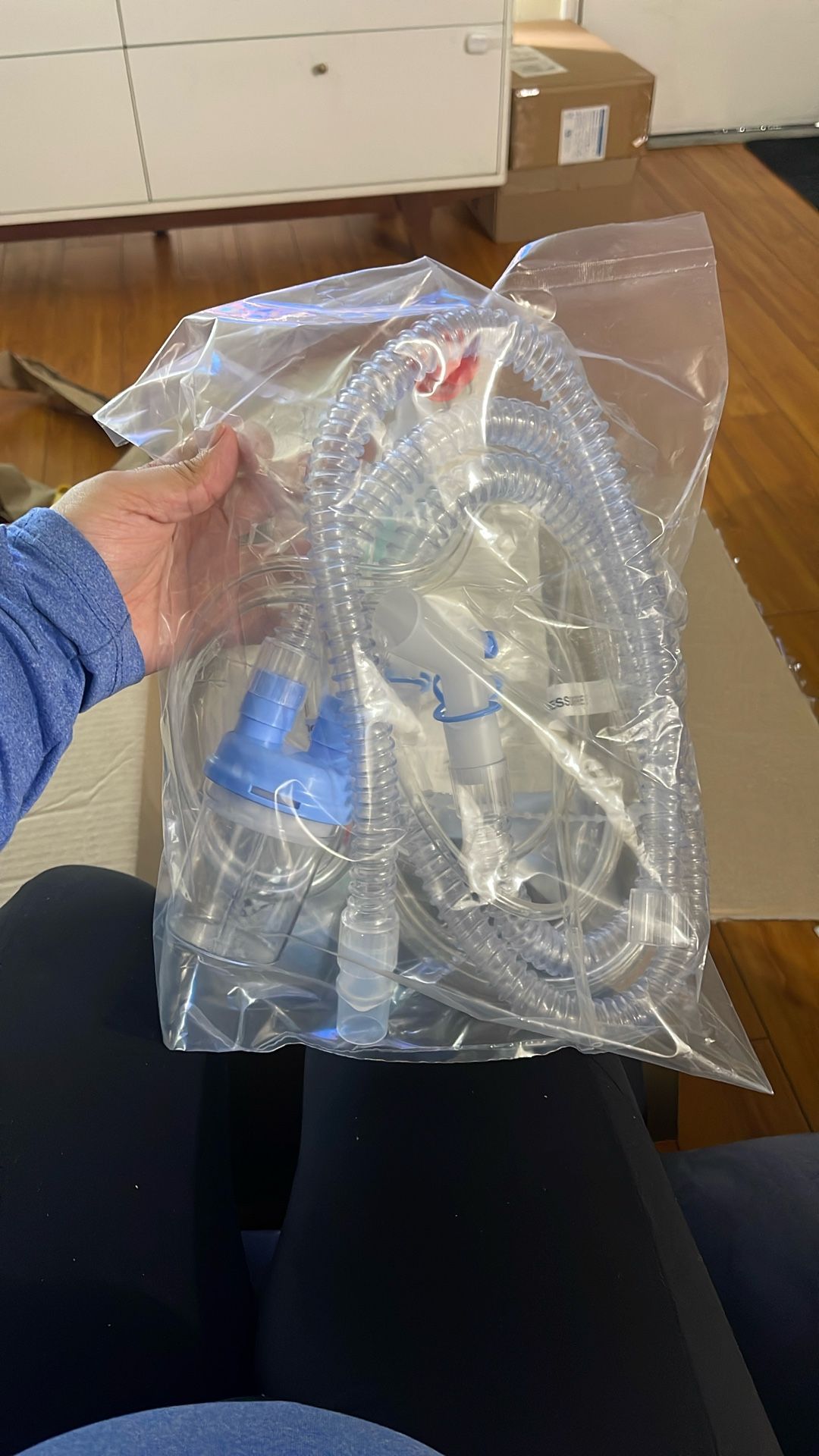 Ped Circuit With Water Trap, Corrugated Tube, Non-Heated, Parallel Wye,