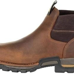 NEW SZ 11.5 Men Georgia Work Boots Steel Toe Safety Boot Eagle One BRN 4"