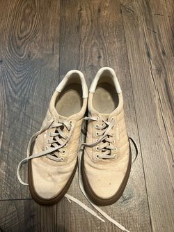 Adidas Cream & tan sneakers