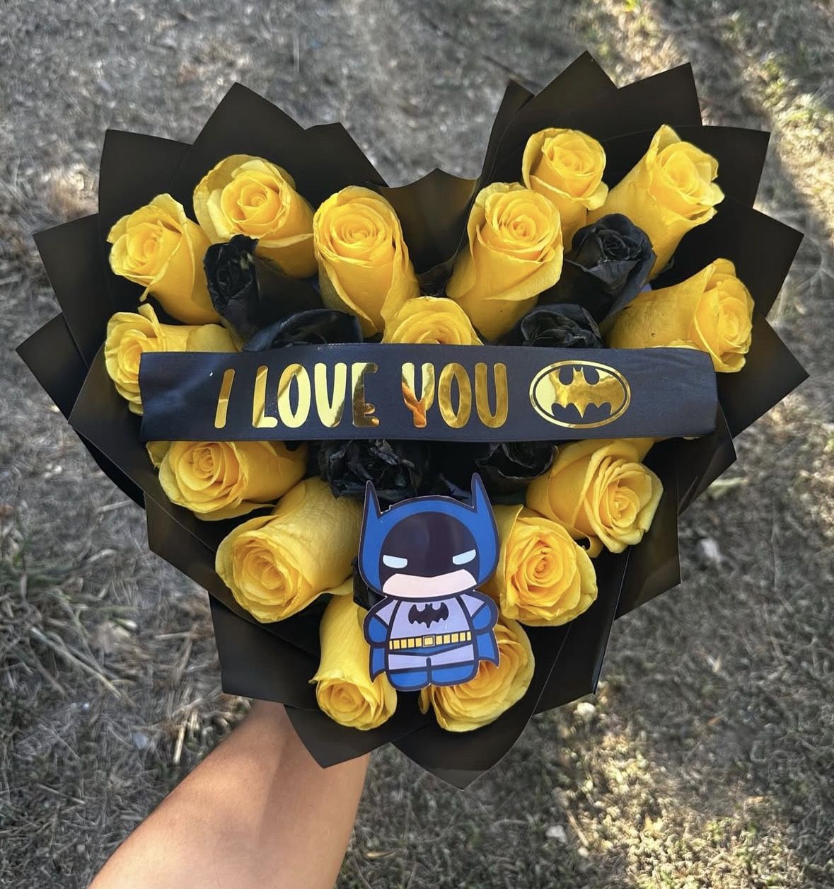 Batman bouquet