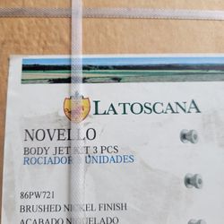 Latoscana Novello Lady 3-Piece Body Jets in Chrome