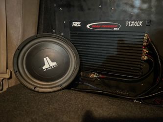 Amp Mtx 900rms  and woofer 10”inch Jl Audio W3 dual coils