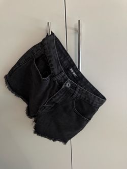 Women’s black jeans, shorts