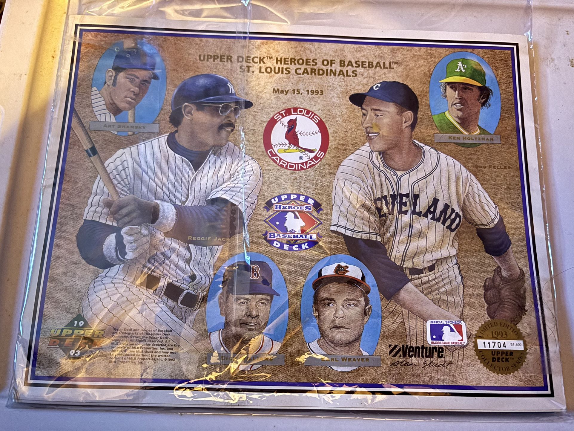 2 Upper Deck MLB Heroes Of Baseball St. Louis Cardinals, May 15, 1993