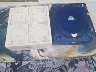 Dreamcast replacement shell clear blue