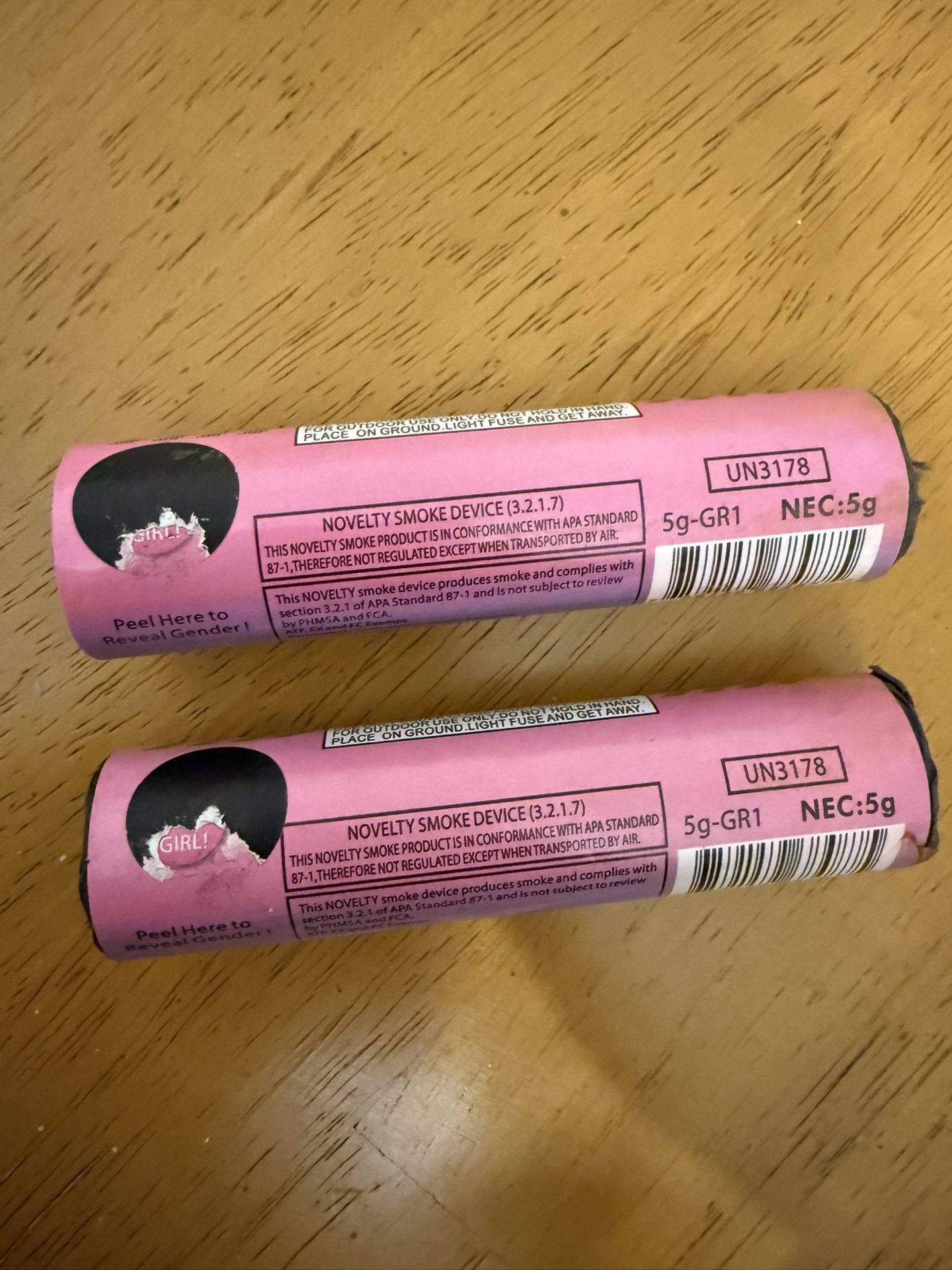 Gender Reveal Smoke Bombs 