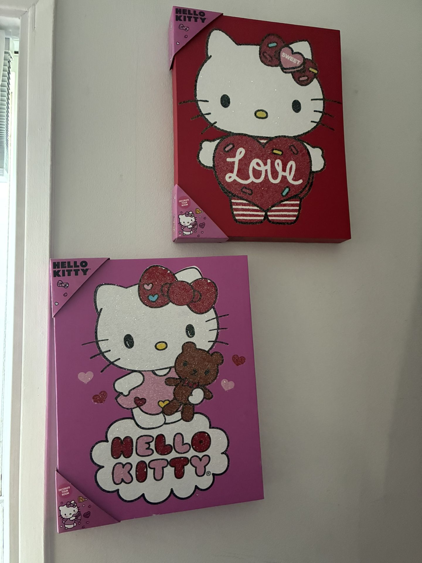 Hello Kitty Wall Decor $15 Both