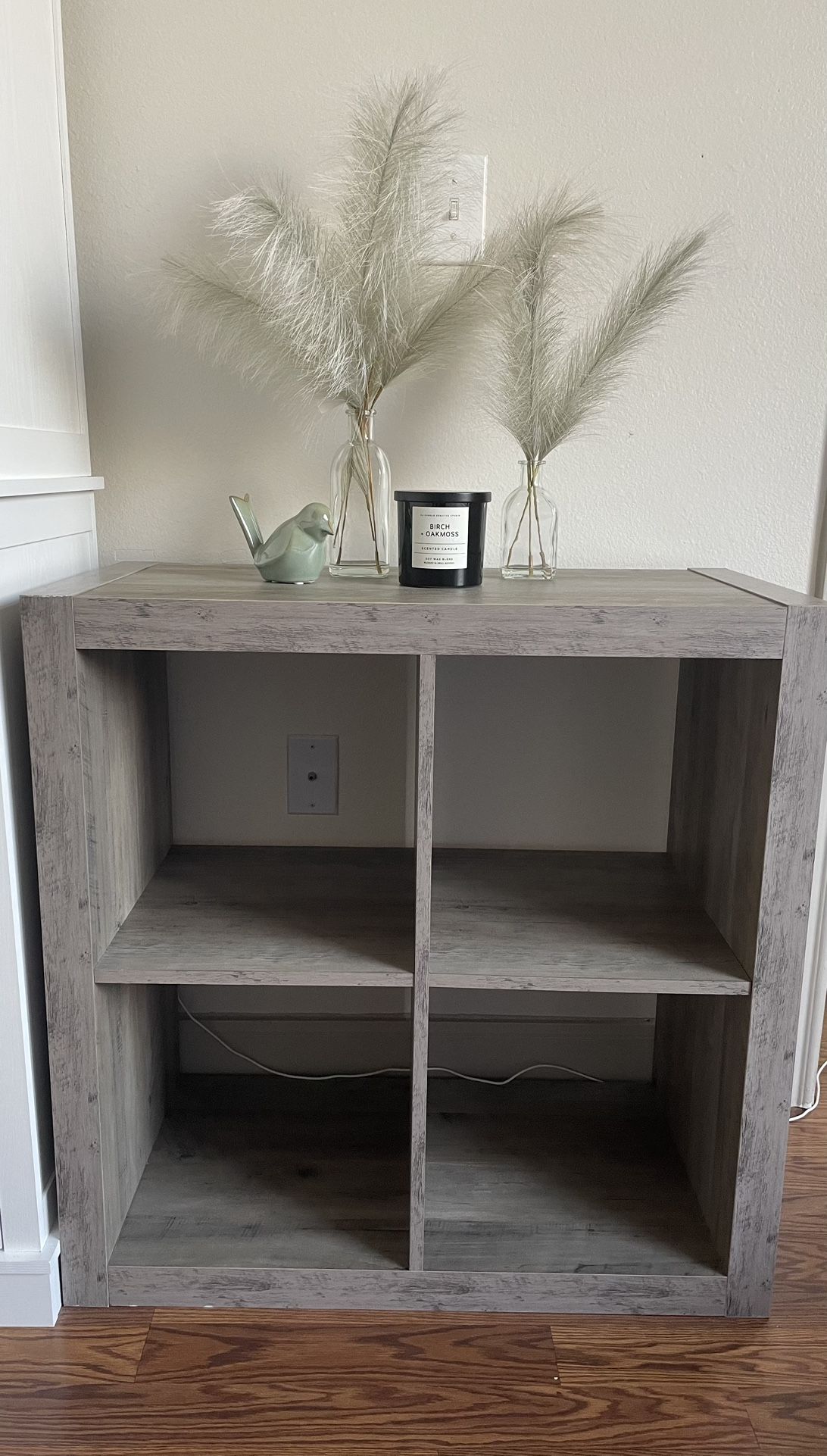 4 Cube Decorative Shelf Organizer